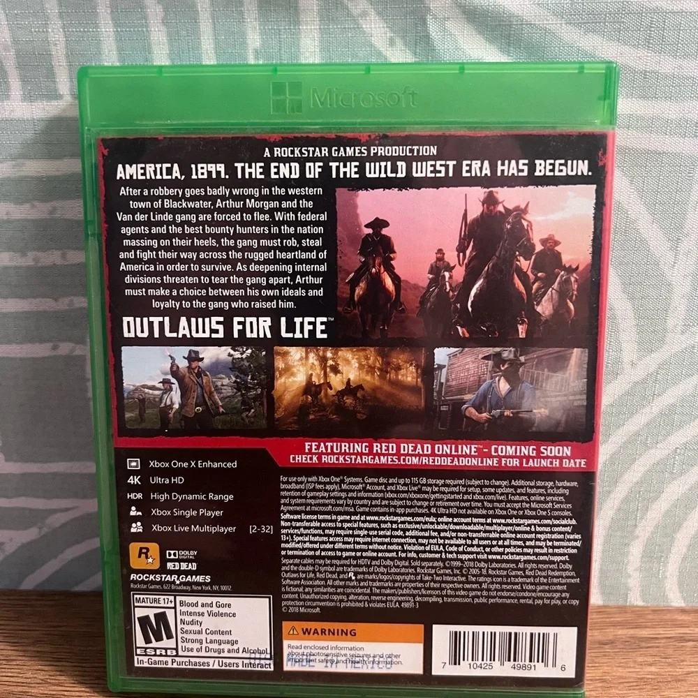Red Dead Redemption II for Xbox One